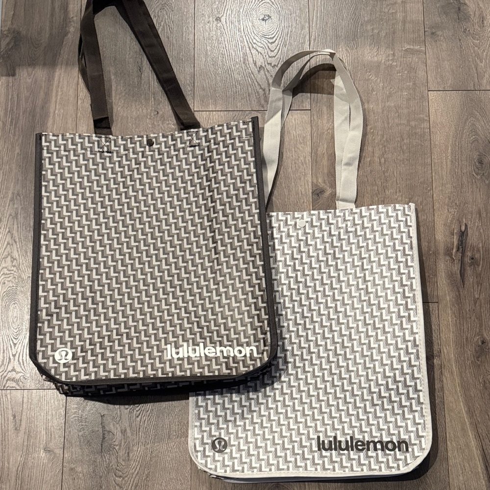 NEW Lululemon 2025 Holiday Shopping Reusable Tote Bags LARGE Bundle